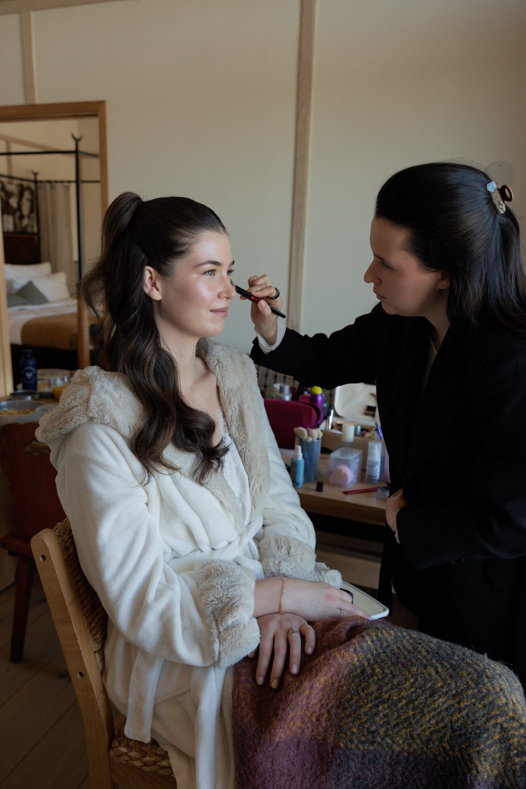 the classic half up half down hairstyle is consistently a top bridal hairstyle year after year!