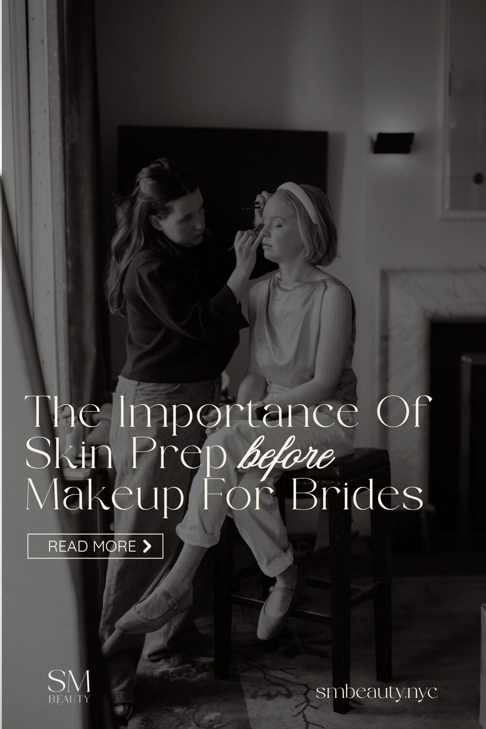 The importance of skin prep BEFORE makeup for brides, read the full blog to find more!